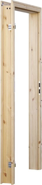 Radex Türzarge Landhaus Kiefer Profiliert, Farbe Beige/Braun, B: 86 cm, H: 198,5 cm, WS: 14-16 cm, Anschlag L - Bild 1