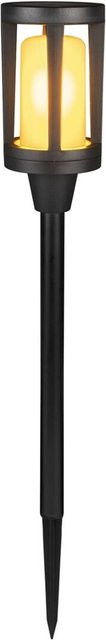 Sensation Solarleuchte LED aus Kunststoff in Schwarz für Garten und Außenbereich, Höhe: 55,5 cm, Durchmesser: 8,3 cm - Bild 1