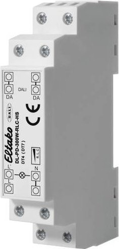Eltako Phasenanschnittdimmer für LED in Grau mit DIN-Schienen-Montage und IP20 Schutzart - Bild 1