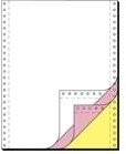 sigel DIN-Computerpapier endlos A4 3-fach matt weiß gelb pink 240 Meter - Bild 1