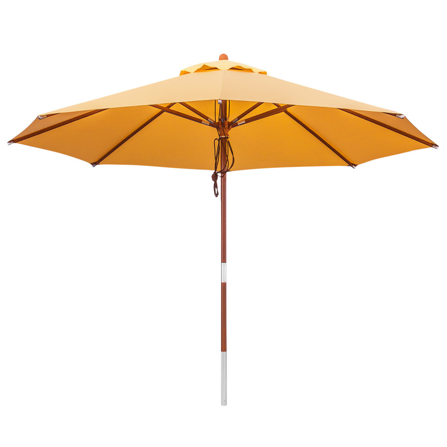 anndora Sonnenschirm rund Sahara Gelb mit Winddach und UV-Schutz UPF 50+ Durchmesser: 350 cm - Bild 1