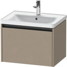 Duravit Waschtischunterschrank Ketho.2 in Leuchtend Weiß mit einem Auszug, wandhängend, B/T: 63,4 x 45,5 cm - Bild 1