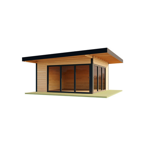 Lasita Gartenhaus Domeo mit Pultdach aus Holz in Natur, B/T/H: 450 x 450 x 198 cm - Bild 3