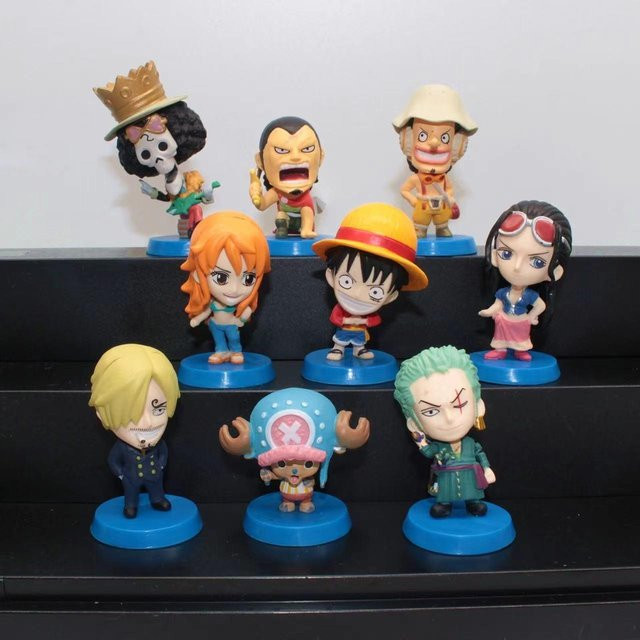 Yiran toy 1 One Piece Action Figur 9-teiliges Set PVC Bunt - Bild 1