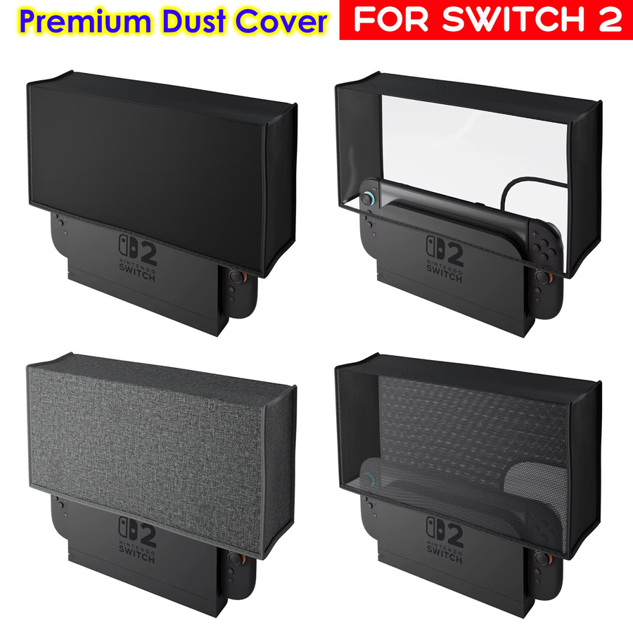Staubschutzhülle für Nintendo Switch Konsole und TV-Dock in Schwarz - Bild 5
