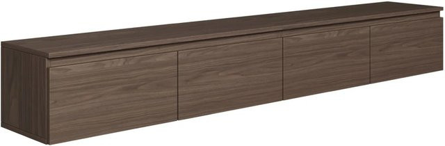 Selsey TV-Hängeboard Bemmi in Holzoptik Nussbaum Dunkel, Breite: 200 cm - Bild 1