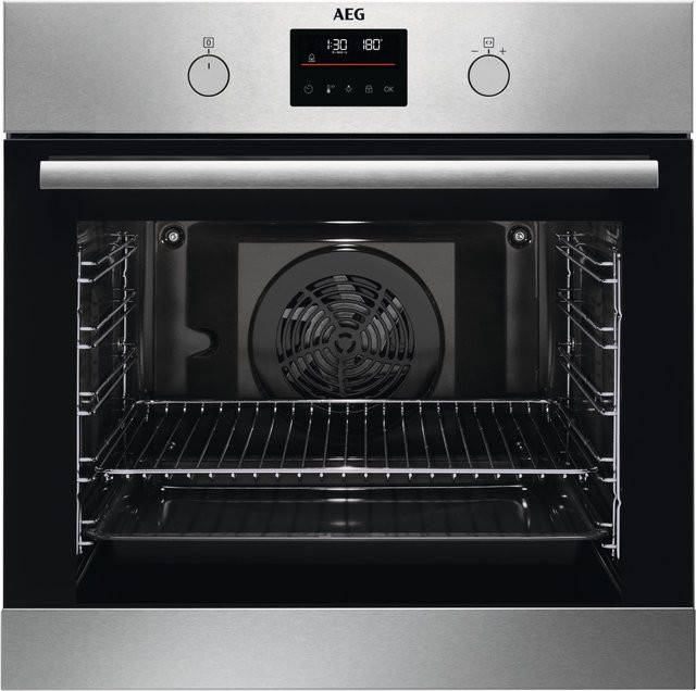 AEG Einbaubackofen BPS335061M in Edelstahl/Cleansteel - Bild 1