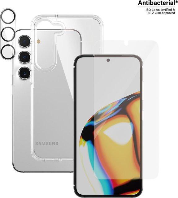 PanzerGlass 3-in-1 Schutz-Set für Samsung Galaxy S23, Transparent - Bild 1