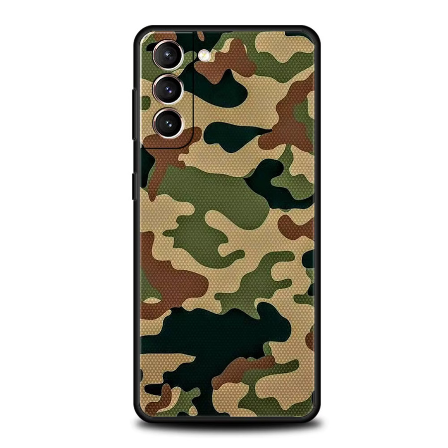 Samsung Galaxy Schutzhülle im Camouflage Militär-Look in Schwarz und Multicolour - Bild 2