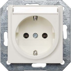 Siemens Indus.Sector Schuko-Dose Delta Plus in Weiß, Artikel 5UB1515 - Bild 1