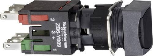 Schneider Electric XB6CA25B Drucktaster Schwarz IP65 B/T/H: 18 x 18 x 57 mm - Bild 1