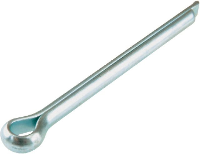 Suki Splinte aus verzinktem Stahl in Silber, Durchmesser: 1,6 mm, Länge: 25 mm - Bild 1