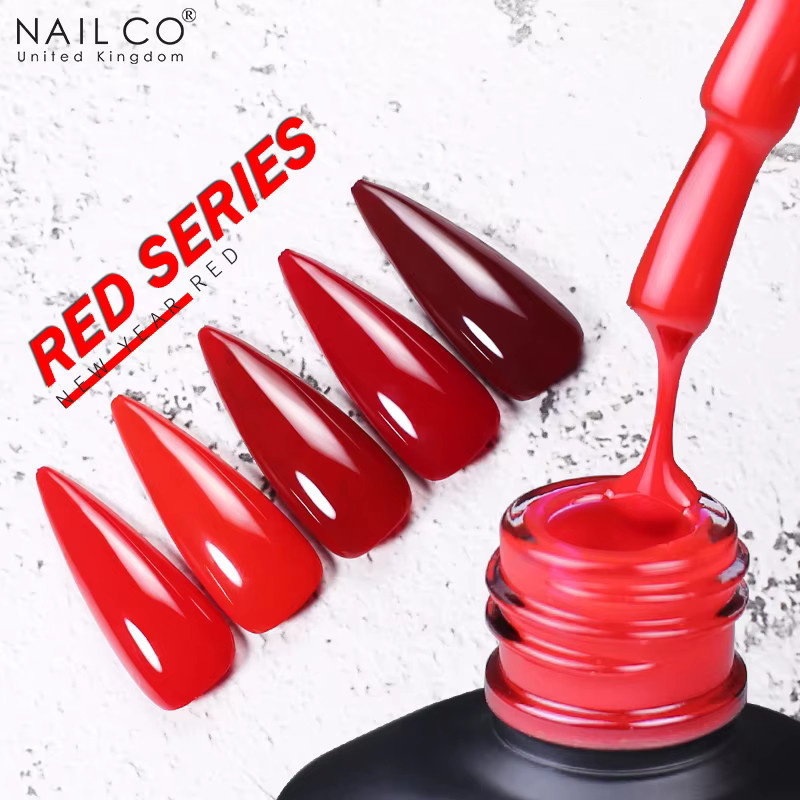 NAILCO Nagelgel, Rot, Glänzend, 15 ml - Bild 2