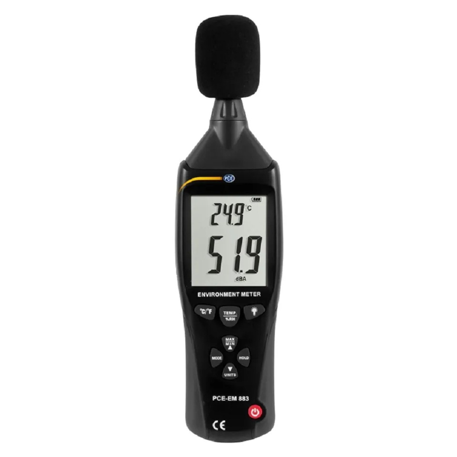 PCE Instruments Umweltmessgerät PCE-EM 883 in Schwarz, B/T/H: 42,0 x 38,5 x 14,5 cm - Bild 3