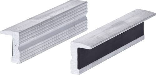KS Tools Alu-Schraubstock-Schonbacken mit Struktur in Silber, 120 mm - Bild 1
