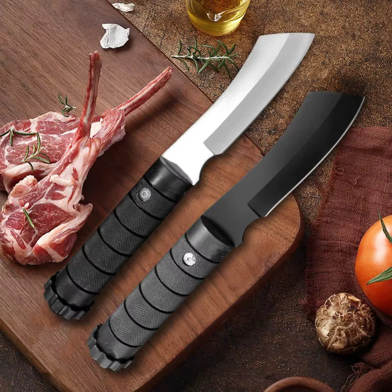 InLeung Multifunktionales Fleischbeil aus Edelstahl in Silber als scharfes Ausbeinmesser und Küchenmesser für Fleisch, Obst und Gemüse - Bild 4