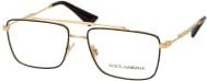 Dolce&Gabbana DG 1354 Korrektionsbrille, Vollrand, Quadratisch, Metall, Herren, black gold - Bild 1