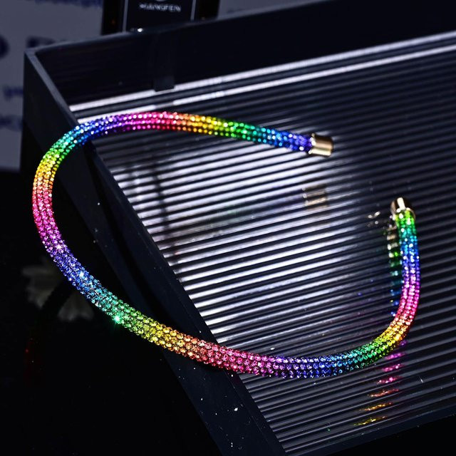 NATAWA Stirnband, Strass, mehrfarbig, Mädchen, white - Bild 1