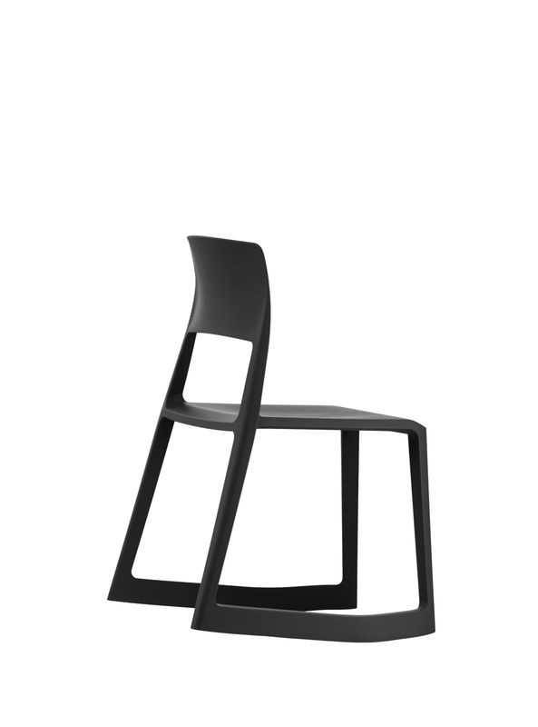Vitra Tip Ton Re Stuhl in Schwarz matt und stapelbar - Bild 2