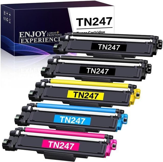 Kompatible Brother TN247 TN243 Tonerkartusche Multicolor für MFC-L3770CDW MFC-L3750CDW MFC-L3710CW DCP-L3550CDW - Bild 1