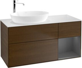 V&B Waschtischunterschrank Finion in Walnuss, Breite: 120 cm, Tiefe: 50,1 cm, Höhe: nicht angegeben - Bild 1