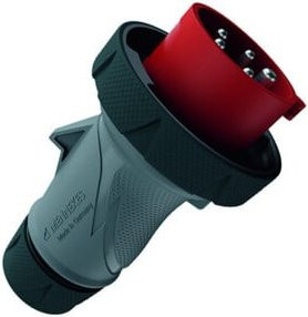Mennekes CEE Stecker PTX R 16A 5p 6h 400V IP69 Rot - Bild 1