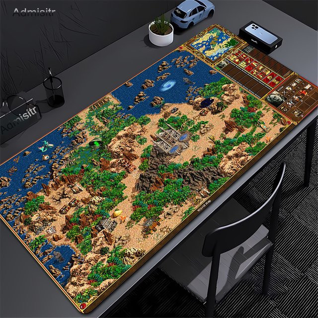 Admisitr Anime Heroes of Might and Magic 3 Gaming-Mauspad, Schreibtischunterlage in Multicolour - Bild 1