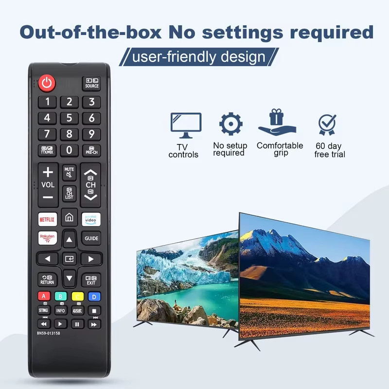 Samsung BN59-01315B Ersatzfernbedienung für Smart TV in Schwarz - Bild 2