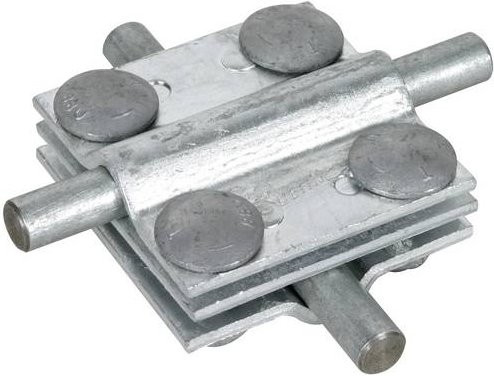 DEHN Kreuzstück 318203 KS 8.10 in Silber - Bild 1
