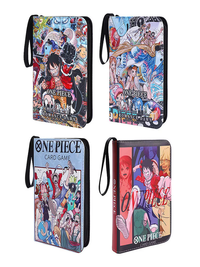 Bandai One Piece Sammelmappe mit Reißverschluss für 400 Karten, Multicolour Display Book für Visitenkarten und Fotos - Bild 3