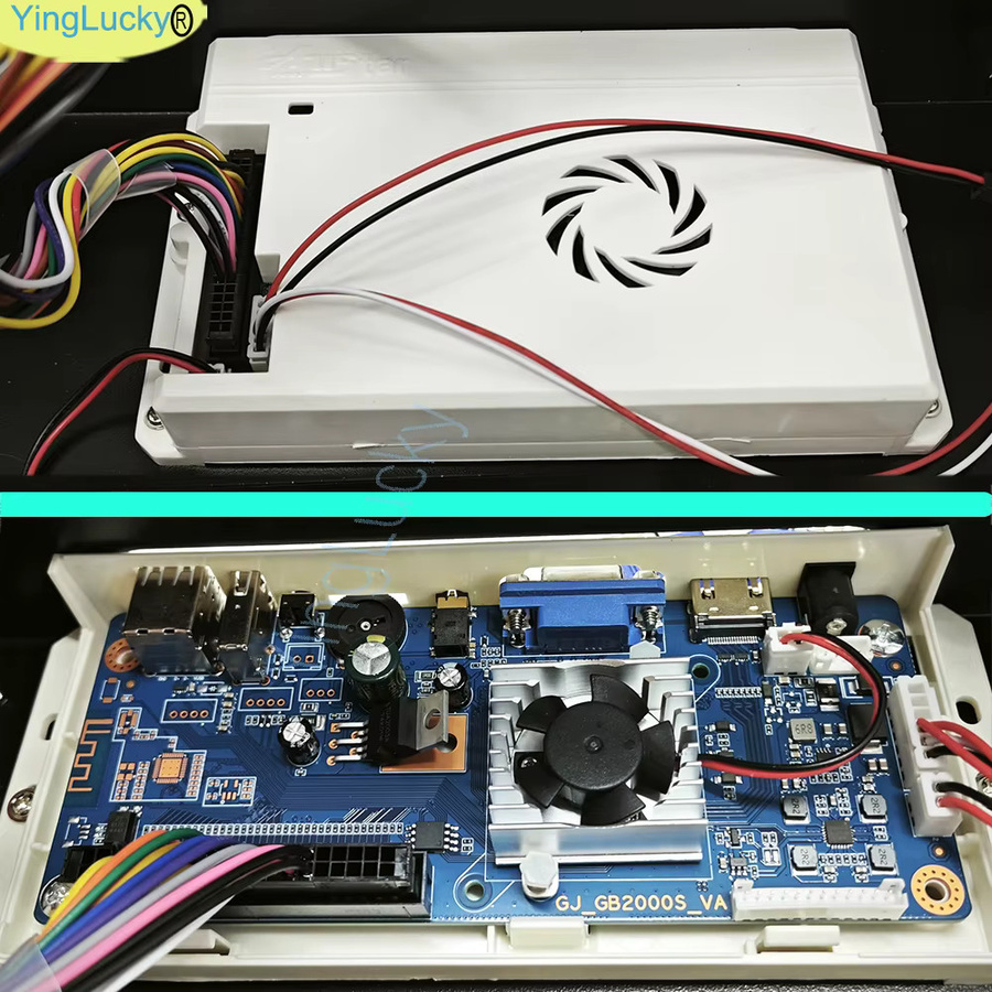 YingLucky Pandora Box Arcade-Konsole 3D Retro Bartop Spielkonsole mit 8-Wege-Joysticks und Drucktasten in Multicolour - Bild 5