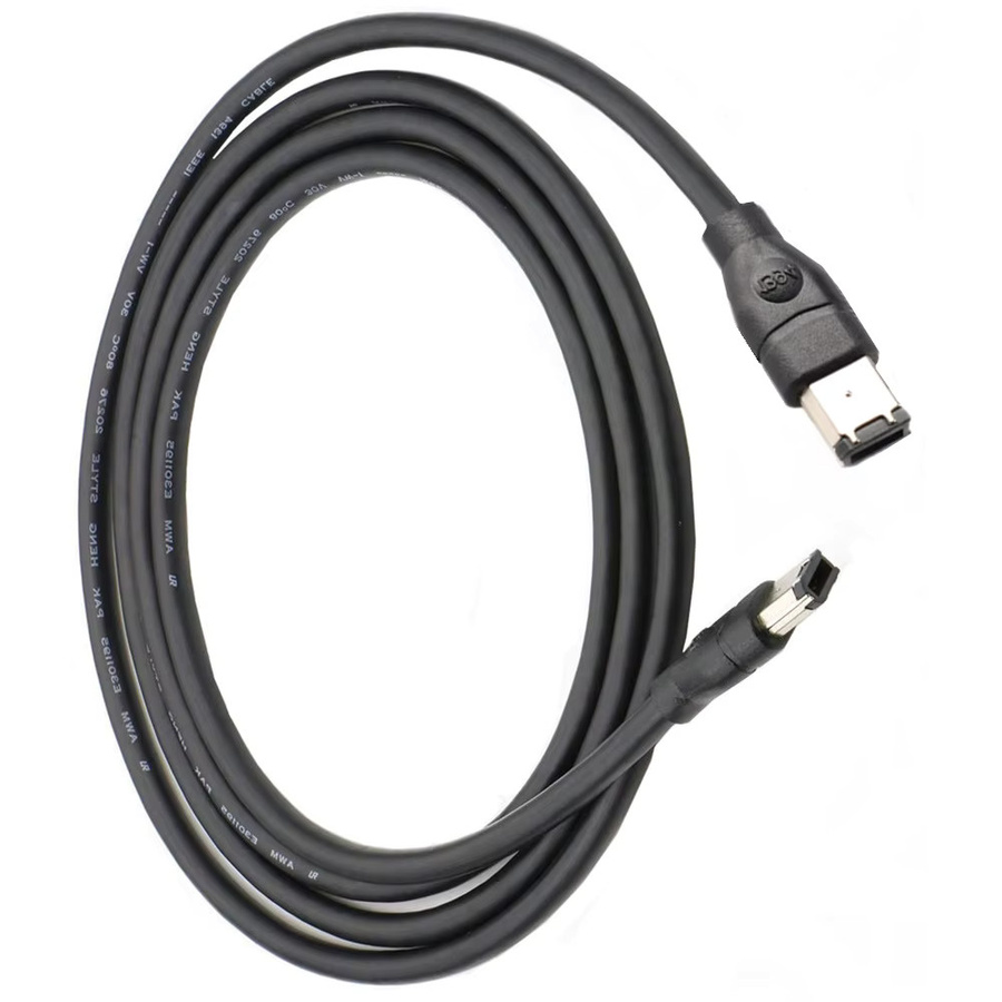 BSN IEEE1394A Firewire Datenkabel 6P auf 6P in Schwarz - Bild 2