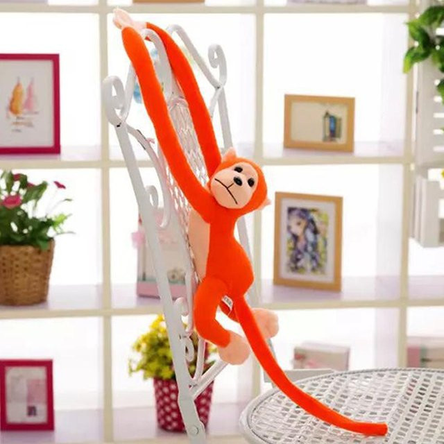Yiran toy Affe Stofftier Plüsch, Orange, 60 cm - Bild 1