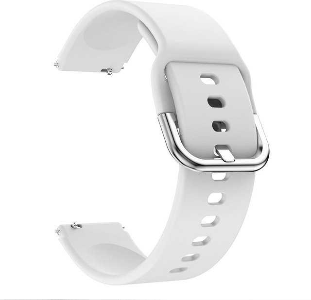 Garmin Uhrenarmband Silikon, 18 mm, Weiß, Unisex - Bild 1