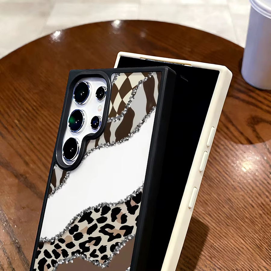 Weiche Silikon-Handyhülle mit Leoparden-Design für Samsung Galaxy A56 5G A55 A54 A36 A35 A26 A25 A17 A16 A15 A14 A13 A12 A07 A06 A05s in Multicolour - Bild 4