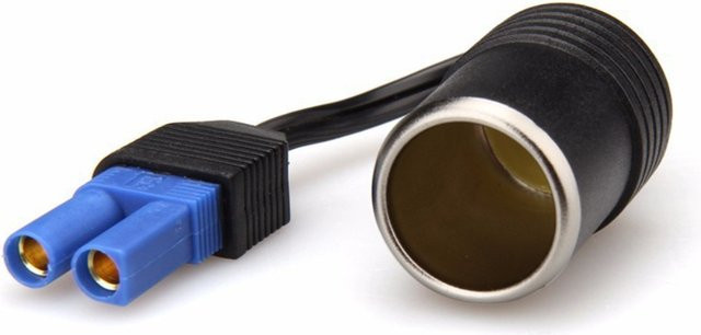 EC5 auf Zigarettenanzünder Adapter Kabel für Autos mit DC-Stecker in Schwarz - Bild 1