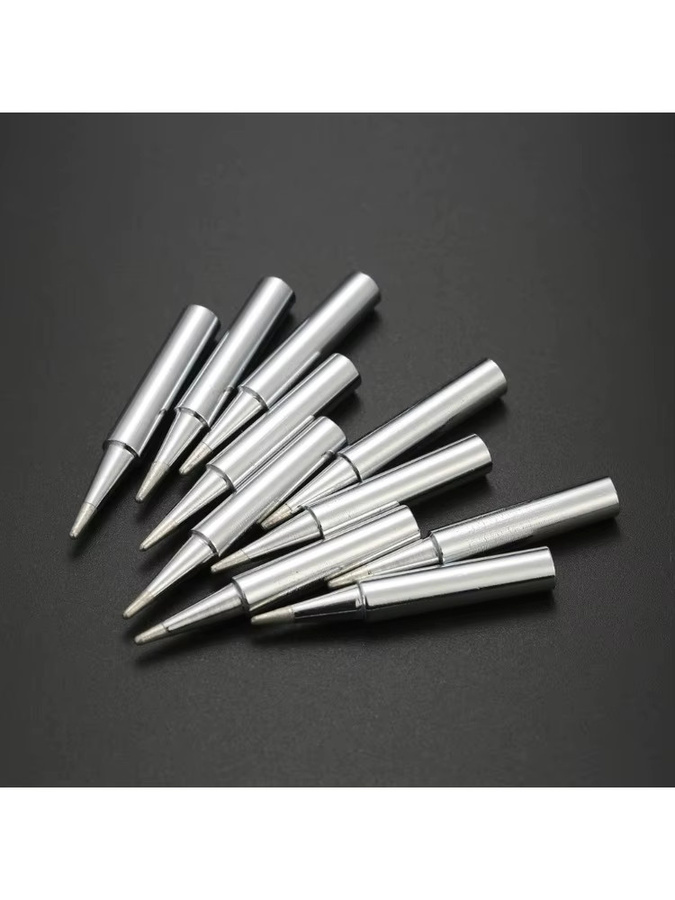 10er Set Hakko 900M-T-B Lötkolbenspitzen in Silber für Hakko 936 und 907 Rework Stationen - Bild 3