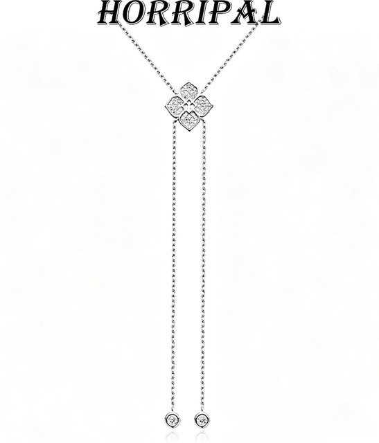 HORRIPAL Halskette, 925 Silber, Moissanit, Damen - Bild 1