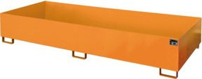 Bauer Regalwanne RW 3300-3 aus Stahl in Orange, Breite: 130,0 cm, Höhe: 38,0 cm - Bild 1