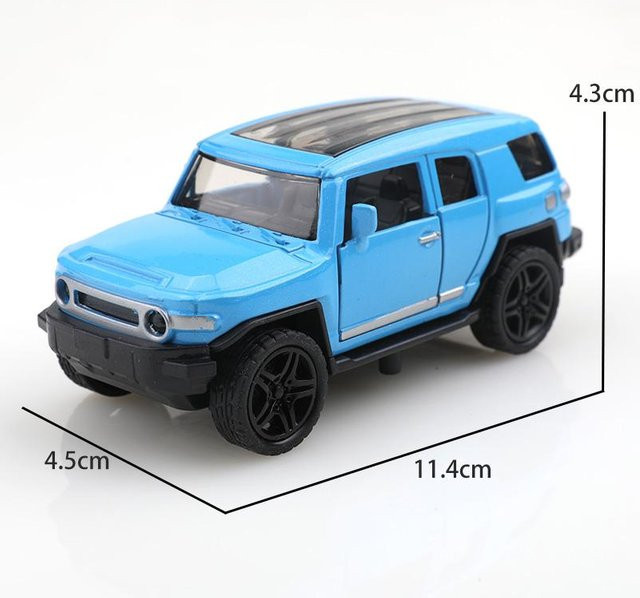 Linyi toy car Hummer, 1:38 Die-Cast Modellauto, Geländefahrzeug, Blau, ab 3 Jahre - Bild 1
