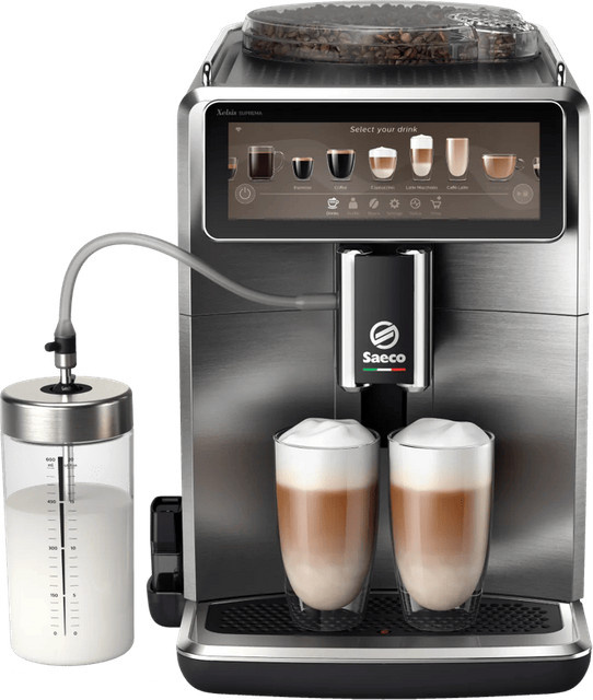 Saeco Xelsis Suprema SM8889/00 Kaffeevollautomat in Silber mit Touchdisplay, WiFi und Edelstahl-Elementen - Bild 1