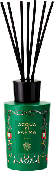 Acqua di Parma Bosco Reed Diffuser mit Glasflasche, Duftrichtung Woody Fresh Spicy, Grün - Bild 1