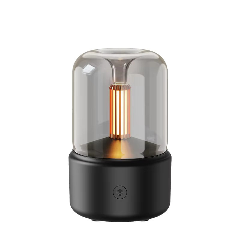 KINSCOTER Mini-Aromatherapie-Diffusor mit USB-Luftbefeuchter und Nachtlicht in Schwarz - Bild 5