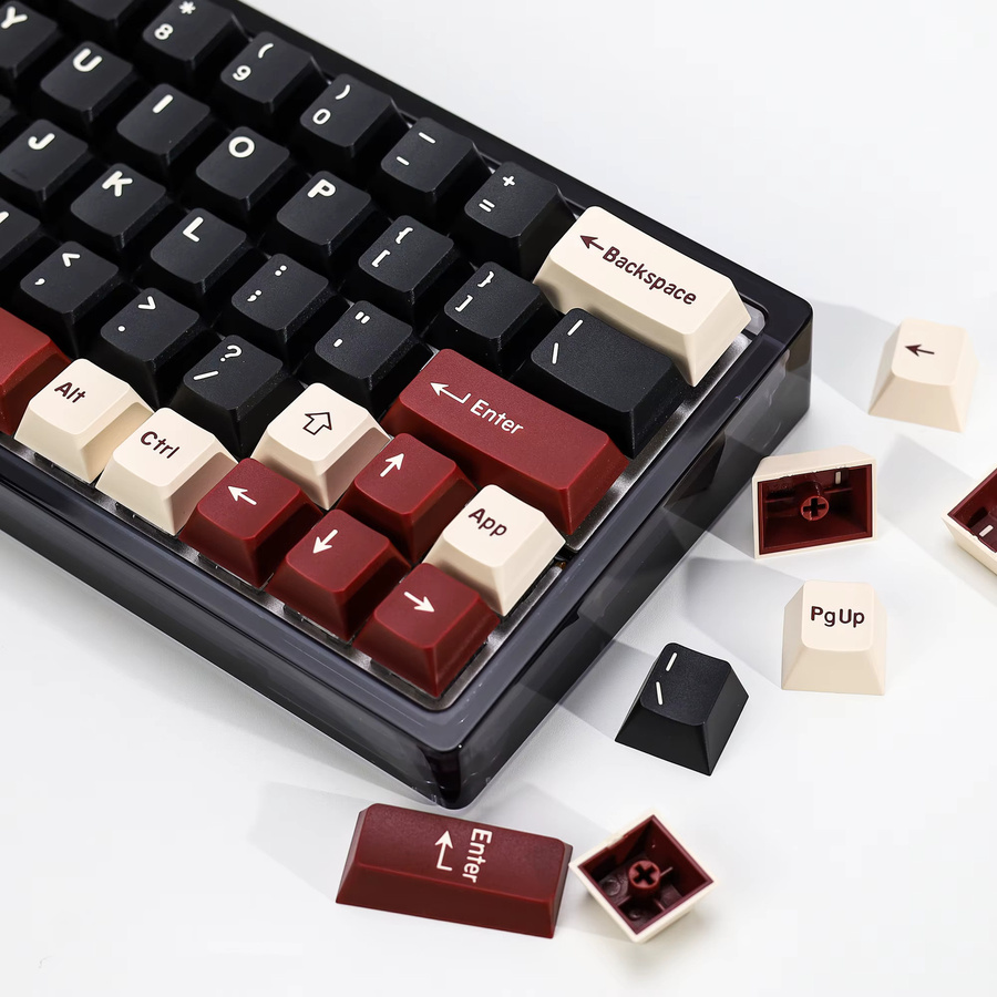 KBDiy Rome-Set Double Shot PBT-Tastenkappen in Jade-Grün mit 174 Tasten im Cherry-Profil für mechanische Tastaturen - Bild 2