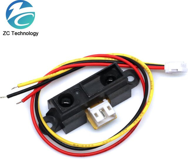 Sharp Infrarot-Entfernungssensor Modul S-H-ARP in Schwarz für Arduino, Messbereich 4-30 cm, 5V - Bild 1