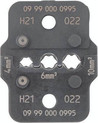 HARTING Crimpeinsatz grau 09 99 000 0995 09990000995 - Bild 1