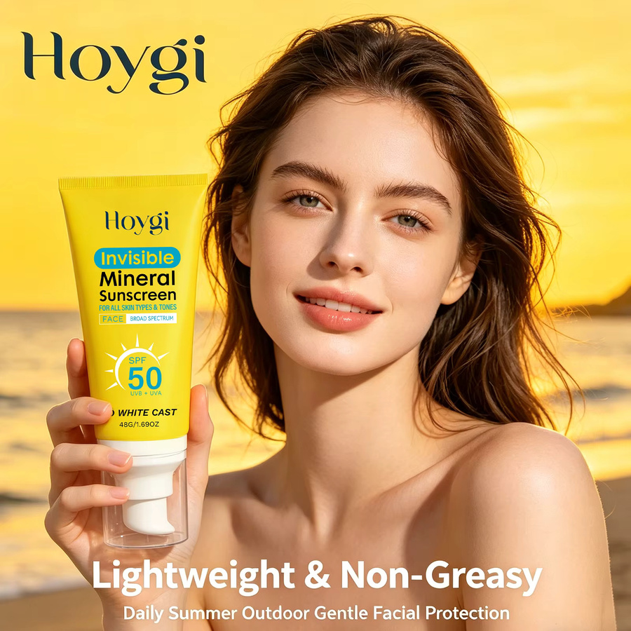 Hoygi Gesichtssonnencreme LSF 50, mit Ceramiden & Niacinamid, Unisex - Bild 2