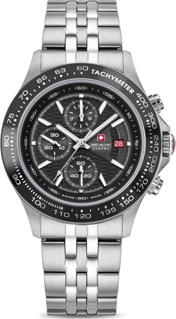 Swiss Military Hanowa Chronograph, Quarz, Edelstahl, 43 mm, Herren - Bild 1
