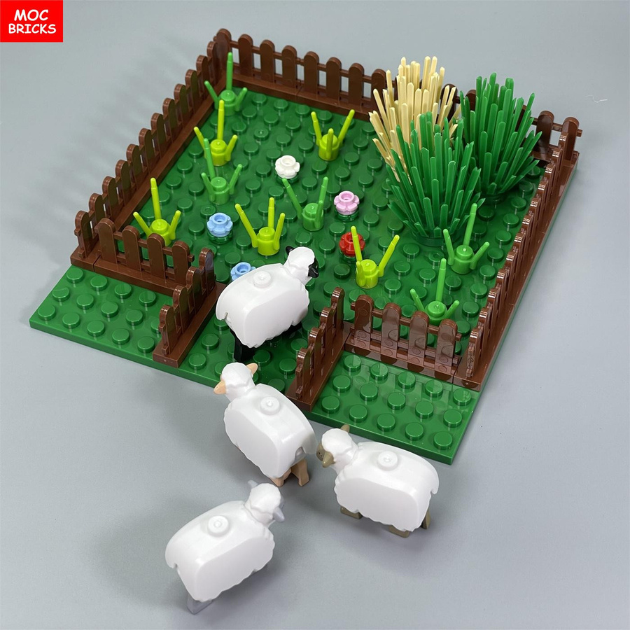 Yiran toy MOC Bausteine Bauernhof Tier Zubehör 6–12 Jahre - Bild 2