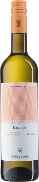 Winzervereinigung Freyburg Bacchus Weißwein, 2025, Saale-Unstrut, halbtrocken, 0,75 l - Bild 1